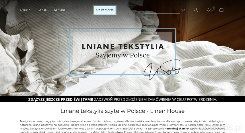 Linen House Urszula Szyling