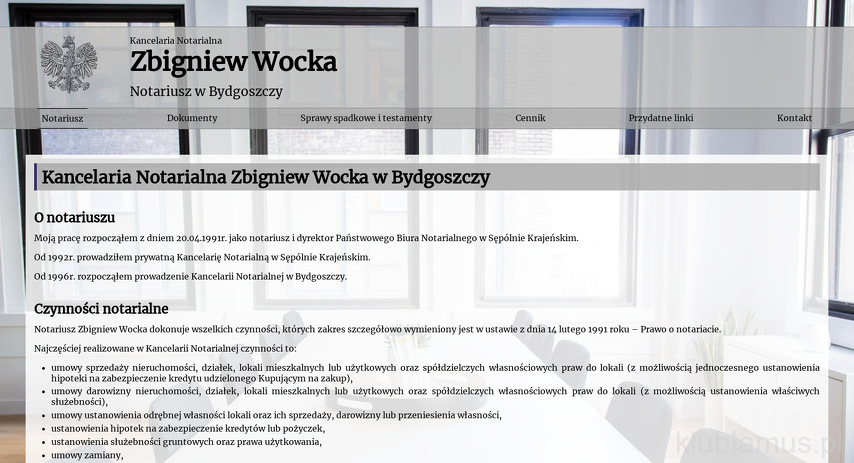 Kancelaria Notarialna Zbigniew Wocka