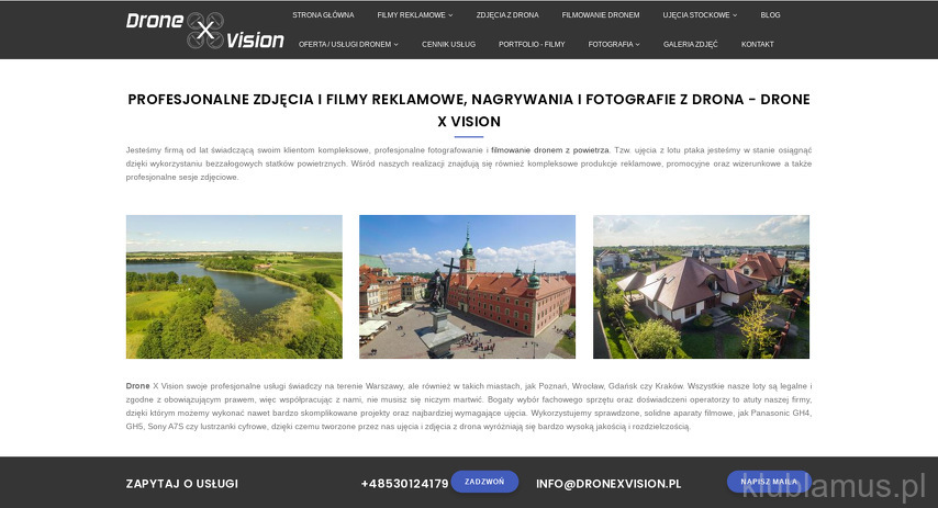 Drone X Vision Marcin Woźniak